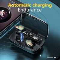 Waterproof Wireless Earphone Bt 5.0 True Wireless Tws Earbuds Led Display M18