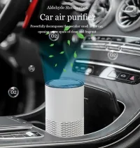 Negative ion Car Air Purifier Portable Mini Aromatherapy Dealdehyde Sterilization Model No.20230123(สั่งขั้นต่ำ 50 ชิ้น)