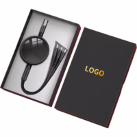 3 in 1 Retractable Charging Cable in Gift Box Model No.GS-796 (สั่งขั้นต่ำ 100 ชุด)