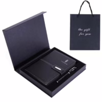 Gift Set Pu Leather Office Convenience A5 Notebook with Metal Pen Model No.GS2024 (สั่งขั้นต่ำ 100 ชุด)