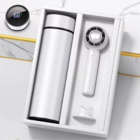2-in-1 Gift Set_Vacuum Bottle with LED Lid_Portable Fan Model No.MIDU-03 (สั่งขั้นต่ำ 100 ชุด)