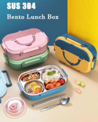 Food Grade Stainless Steel 304 Lunch Box Model No.HS2817 (สั่งขั้นต่ำ 50 ชิ้น)