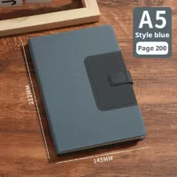 PU Hardcover A5 Diary Notebook Model No.MG-043 (สั่งขั้นต่ำ 100 เล่ม)