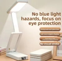 LED Folding Clock Display Desk Rechargeable Lamp Model No.Z24 (สั่งขั้นต่ำ 100 ขิ้น)