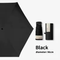 Modern Pocket 5 Fold Portable Manual Open Umbrella Model No.20240319 (สั่งขั้นต่ำ 100 คัน)