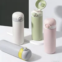 Vacuum Thermos Stainless Steel 316 380ml Elegant Texture Bottle Model No.VC380-1(สั่งขั้นต่ำ 50 ชิ้น)